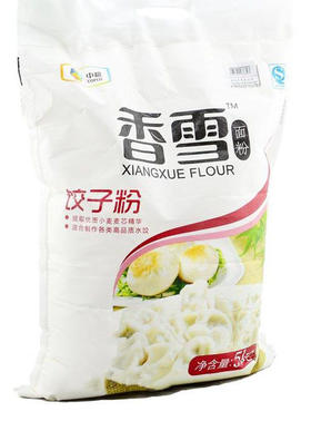 中粮香雪面粉 饺子粉5kg