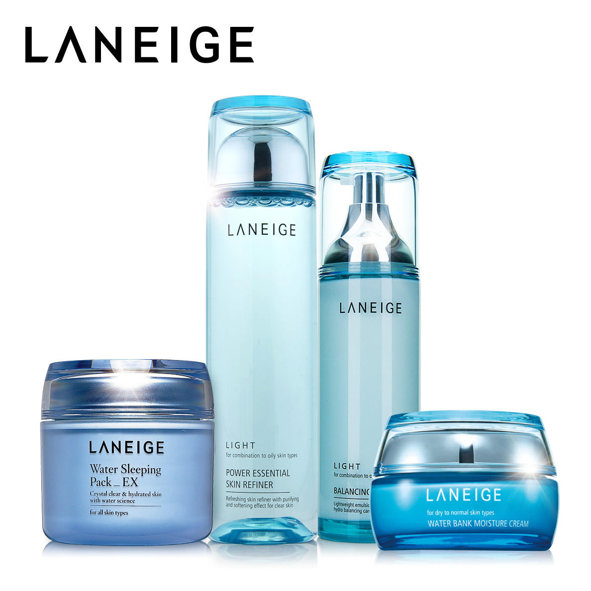 laneige/兰芝保湿泡沫洁颜膏180ml 清洁保湿洗面奶 补水 正品