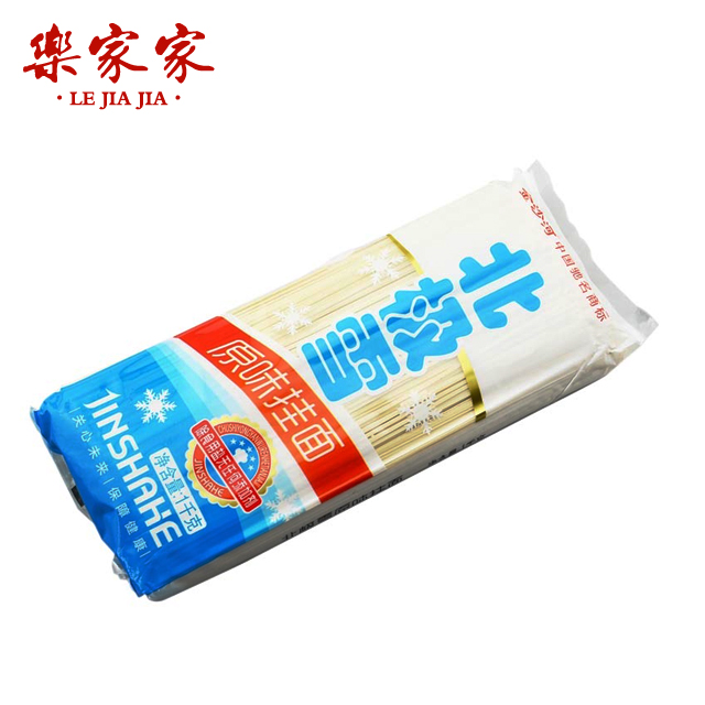 【乐家家】金沙河北极雪挂面 中粗/细 2斤袋装 4元/1袋