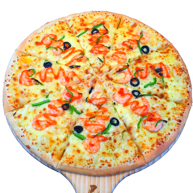 大虾比萨 chilli shrimp pizza