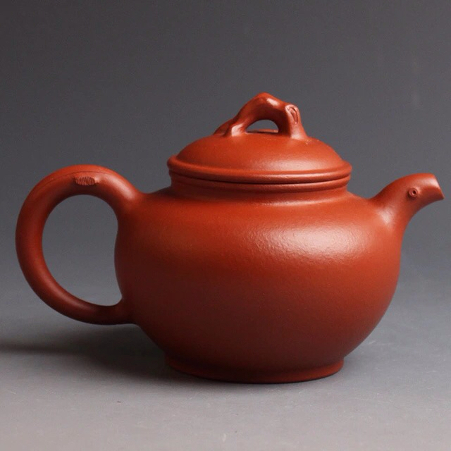 古韵三生堂宜兴正品紫砂壶湖月贴葡萄壶朱泥茶壶