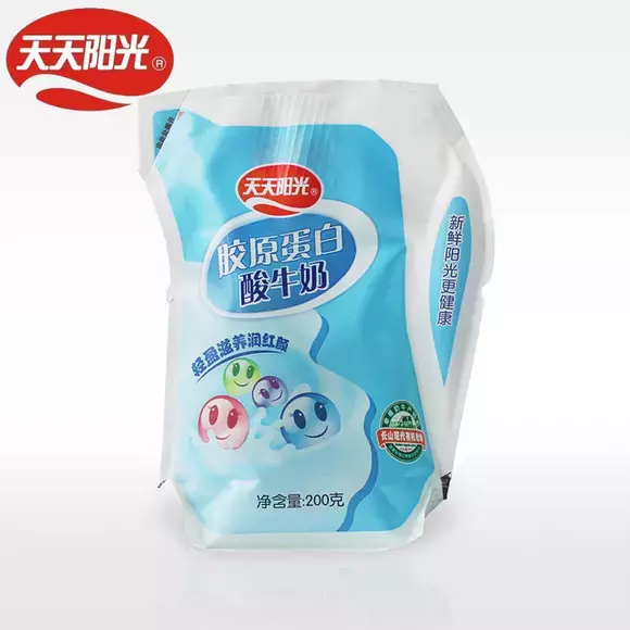 胶原蛋白酸牛奶(订月30袋)瑞金城区每天送奶到家,支持