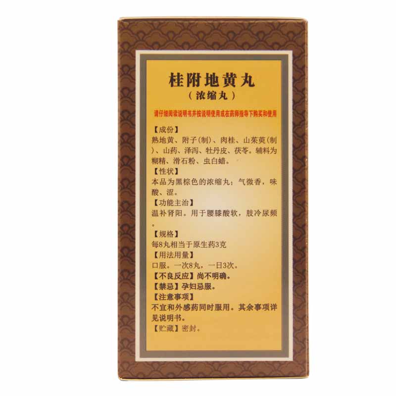 【上龙】桂附地黄丸(480丸)-上海宝龙安庆药业-温补肾阳,用于腰膝酸软