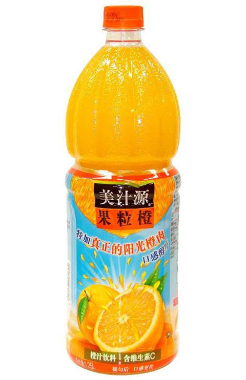 美汁源果粒橙1.25l