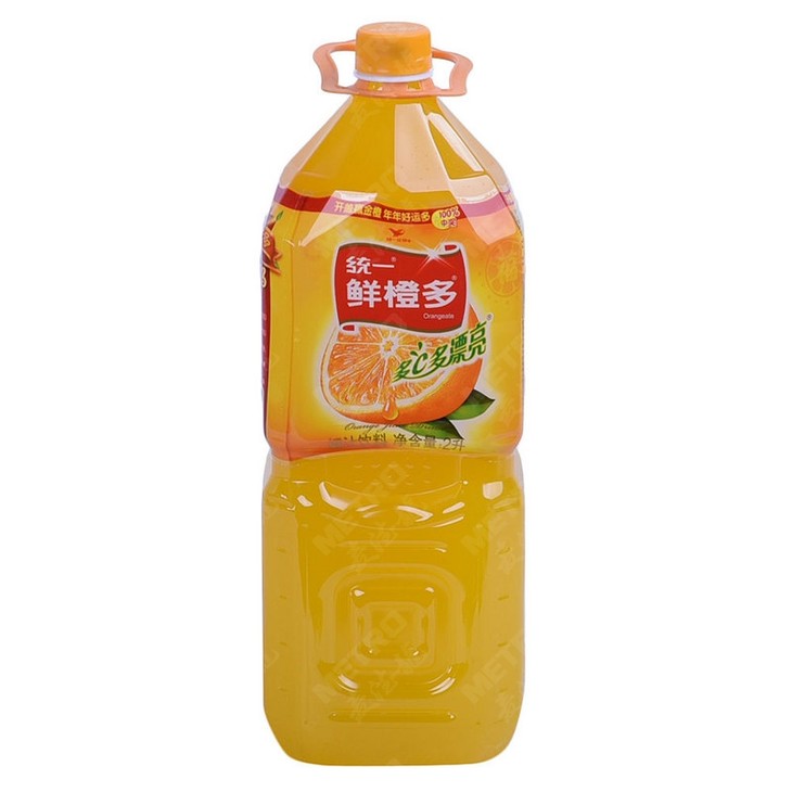 统一 鲜橙多 2l/瓶 多c多漂亮 橙汁饮料 补充维生素