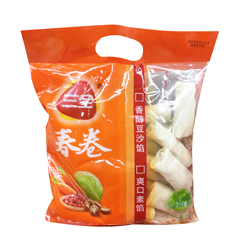 【食品】三全简装春卷香醇豆沙馅 500g/袋