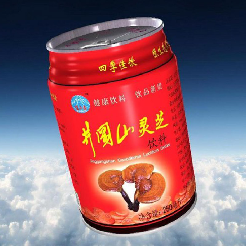 灵芝饮料罐装灵芝茶 天然饮品 原产地直销