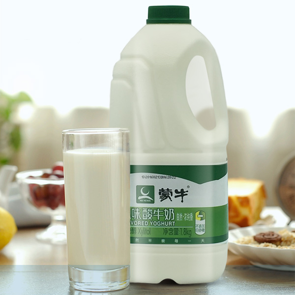 蒙牛 风味酸牛奶(木糖醇)1.8kg