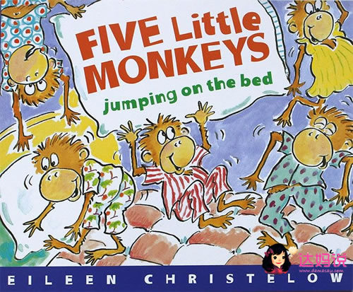 廖彩杏书单之原版英文绘本five little monkeys 五只小猴子系列