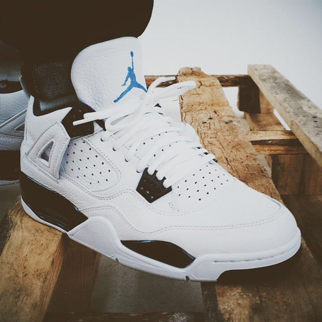 断码 瑕疵清仓 air jordan 4 aj4 columbia 哥伦比亚