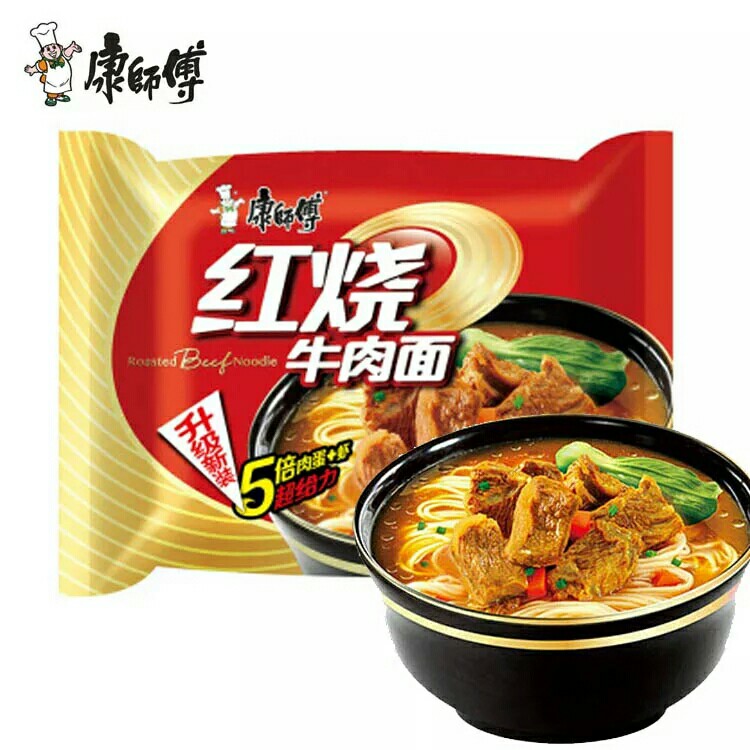 康师傅 红烧牛肉面袋装 106g