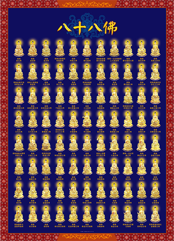 佛画 八十八佛图