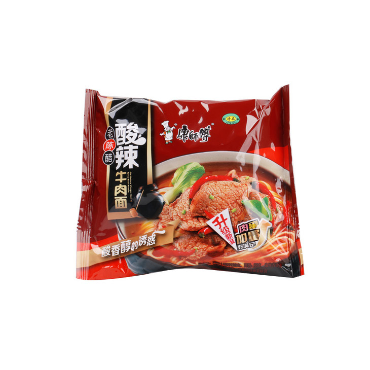 康师傅康师傅酸辣牛肉面袋装(经典袋)