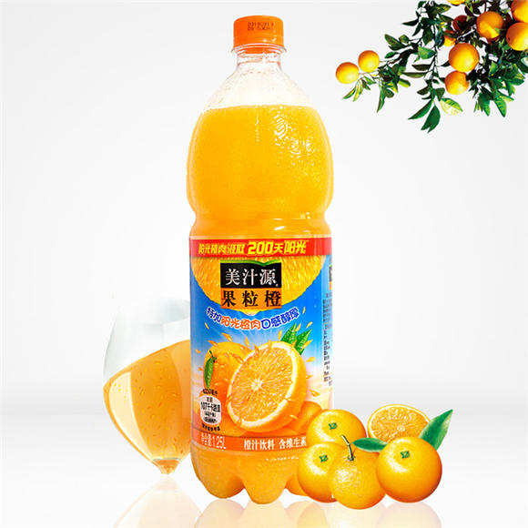25l美之源果粒橙大瓶
