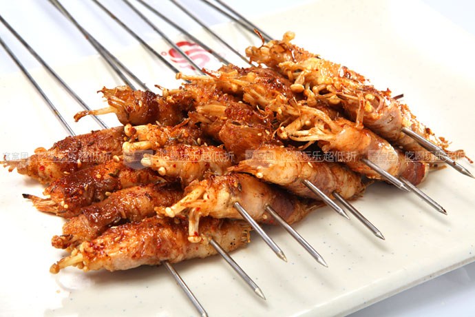 五花肉卷金针菇(1串)