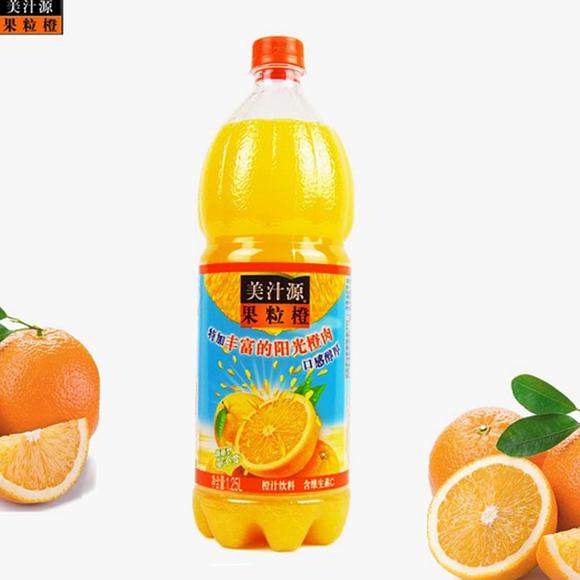 美汁源果粒橙1.25l