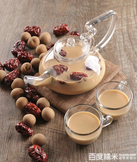 桂圆红枣奶茶