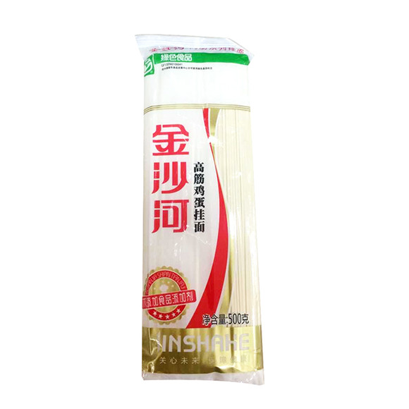 金沙河高筋鸡蛋挂面 500g/包