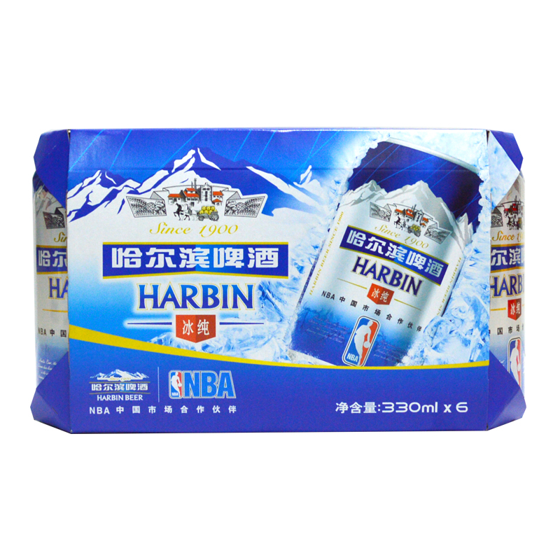 harbin/哈尔滨啤酒 冰纯拉罐330ml*6/组