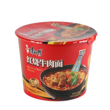 桶装康师傅红烧牛肉面