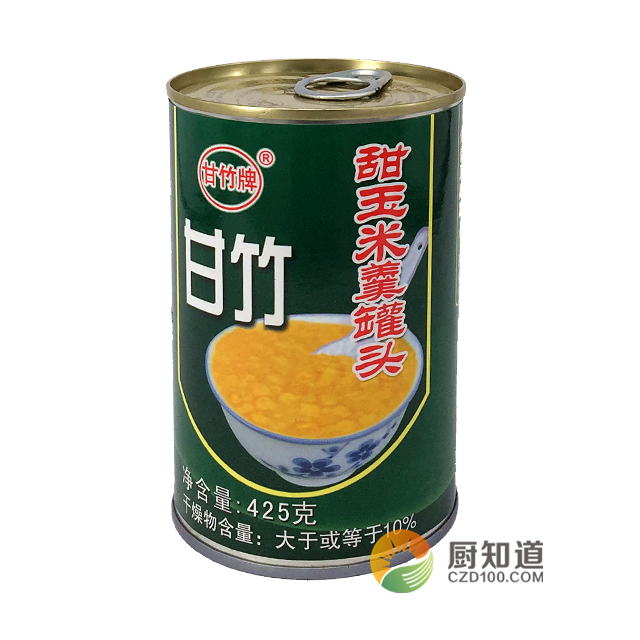 【千元包邮】甘竹甜玉米羹(罐头)425g*24瓶 粮油 蔬菜