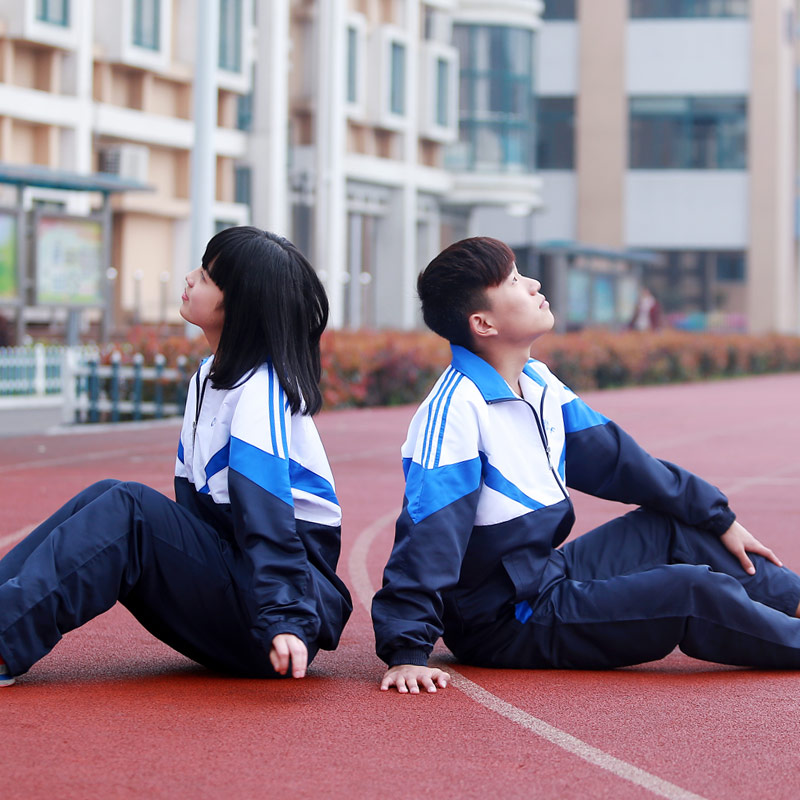 uniform 慈溪高中生校服 春秋装 霍普学生服 运动服 定制班服