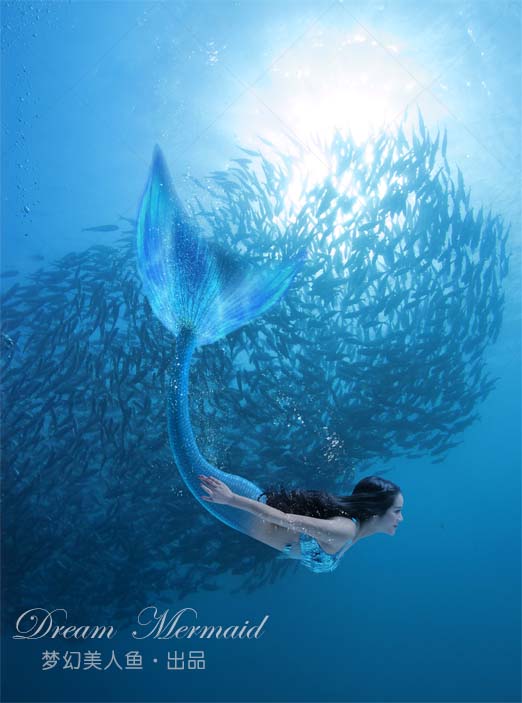 经典灰姑娘 奇幻美人鱼 深海美人鱼 - 梦幻美人鱼摄影