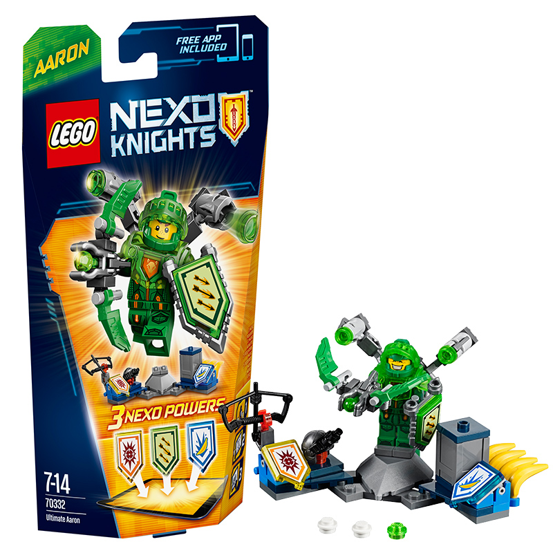 乐高未来骑士团70332超级绿骑士 阿隆lego nexo knights积木玩具
