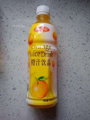 娃哈哈橙汁饮品碳酸饮料果汁饮用水500g