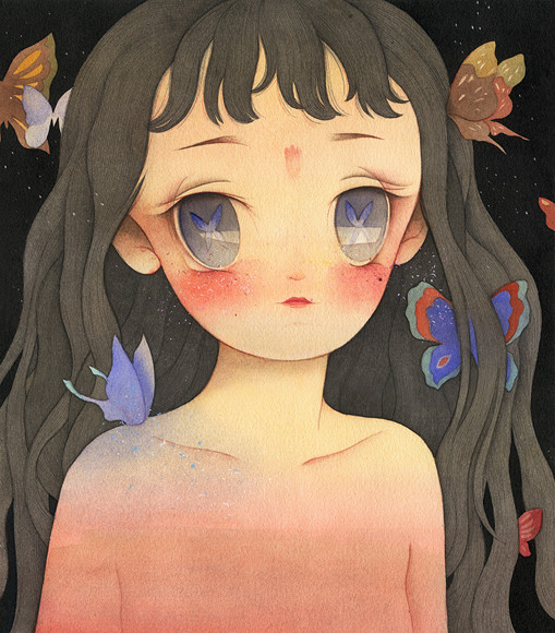 1/6版 尺寸:42x32cm 年代:24x28cm 儿力力简历 现从事职业插画师工作