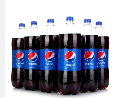 百事可乐汽水 碳酸大瓶饮料2LX6瓶 商品图1