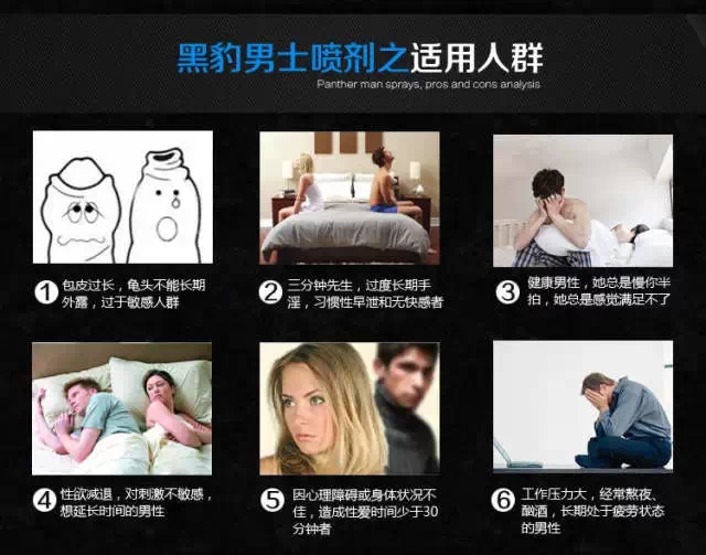 黑豹延时喷剂--让男人持久有力,30分钟 坚持不"泄"