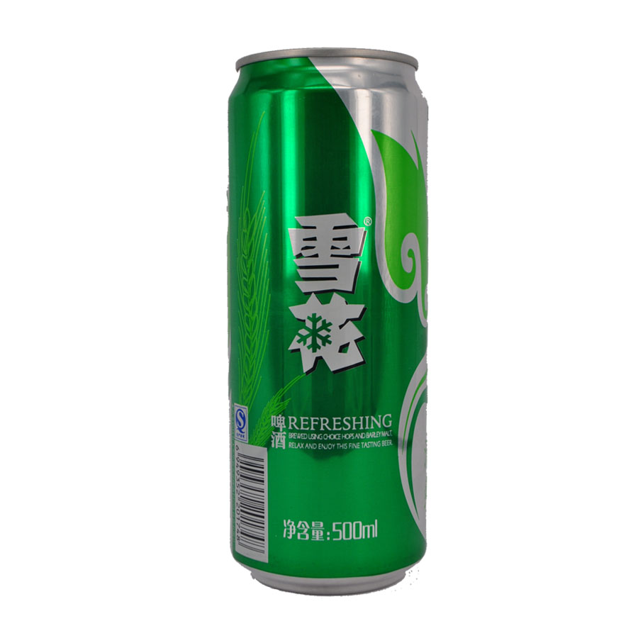 雪花清爽啤酒8度500ml