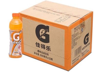 佳得乐 橙味 运动饮料 600ml*15箱(1月27号)