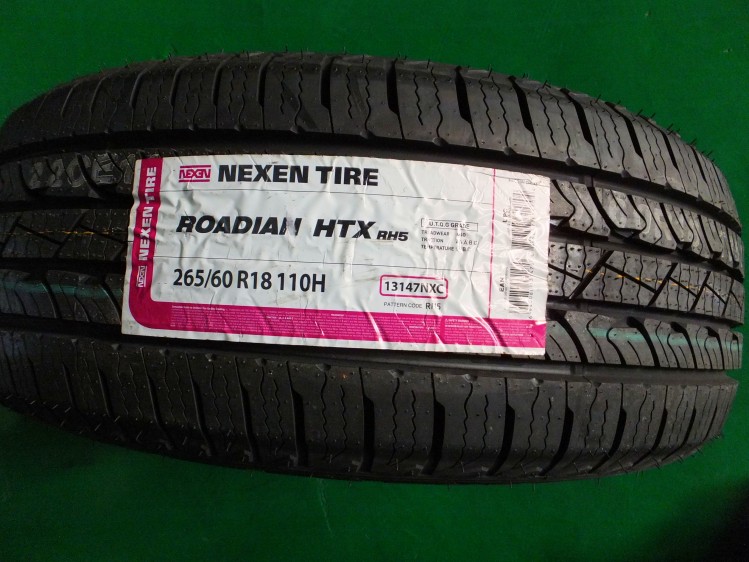 正品耐克森轮胎265/60r18 110h rh5城市型suv大切诺基