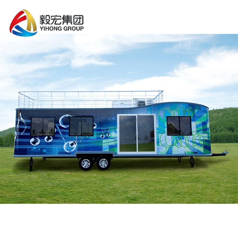 毅宏房车-乐邑10米拖挂式咖啡酒吧车(4#咖啡酒吧车)-t3b104