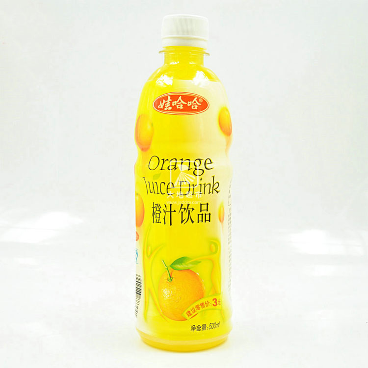 娃哈哈 橙汁饮料 500ml 果汁饮品