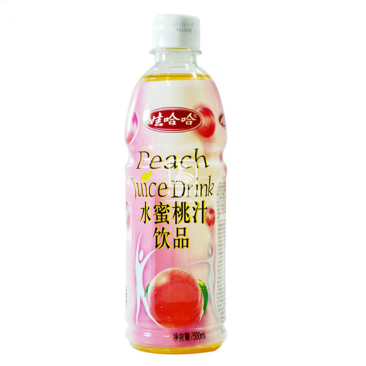 娃哈哈水蜜桃汁饮品 500ml 果汁饮料