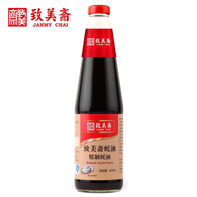 广盐自营 致美斋精致耗油 630ml 12瓶包邮