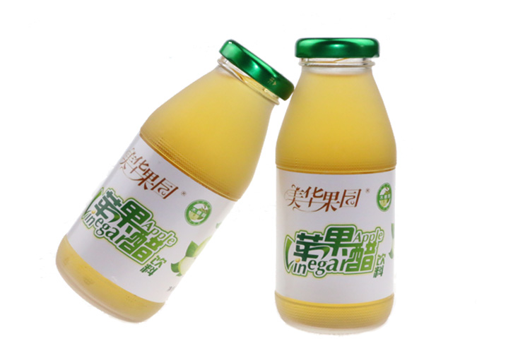 苹果醋饮料玻璃瓶装260ml*2瓶