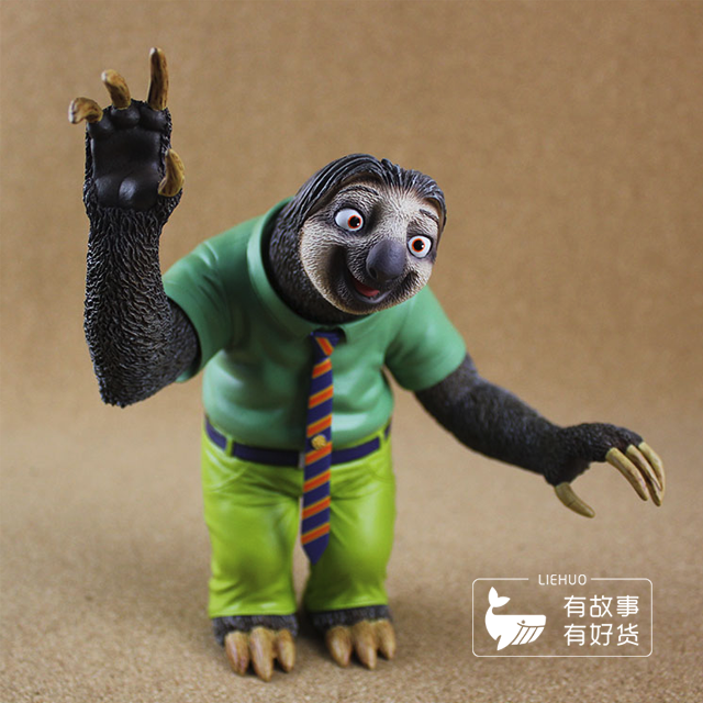 《疯狂动物城》zootopia 闪电树懒模型手办摆件