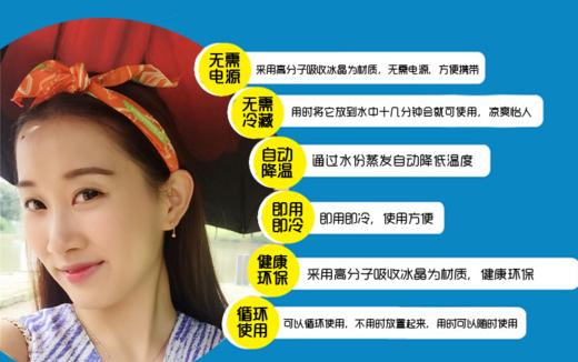 snowhaus coolscarf冰巾 颜色随机 商品图7