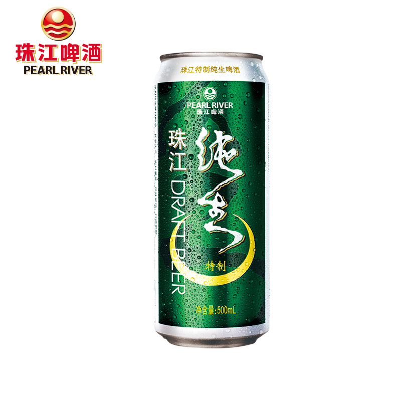 珠江纯生啤酒罐装 500ml