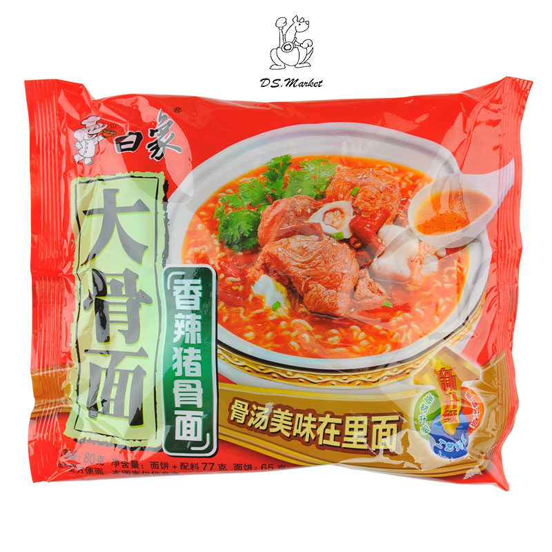 白象 香辣猪骨 方便面 泡面 大骨面 80g