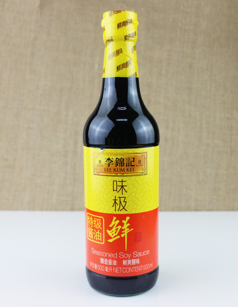 李锦记 味极鲜特级酱油500毫升 酿造酱油 凉拌炒菜