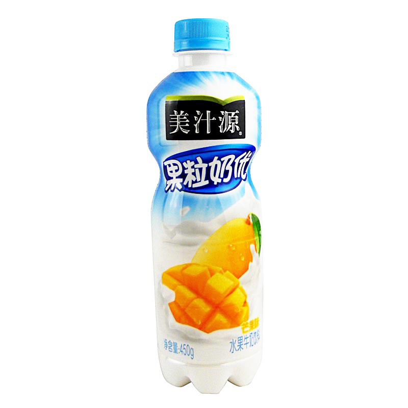 美汁源果粒奶优椰子味450ml/单瓶 可口可乐出品