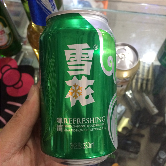 雪花易拉罐啤酒【雪花易拉罐清爽330ml】