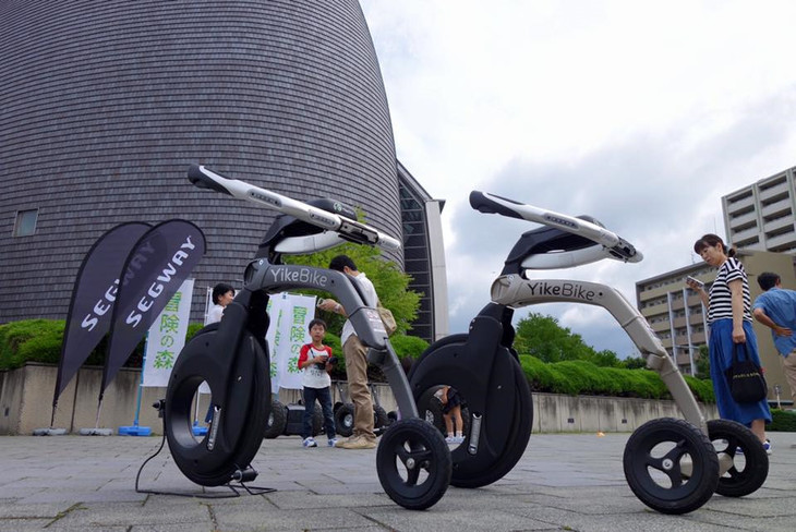 新西兰 yike bike 折叠电动车