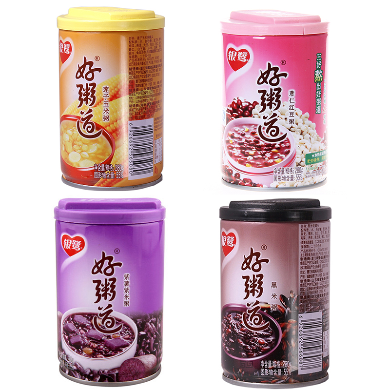银鹭好粥道黑米紫薯红豆玉米椰奶八宝粥