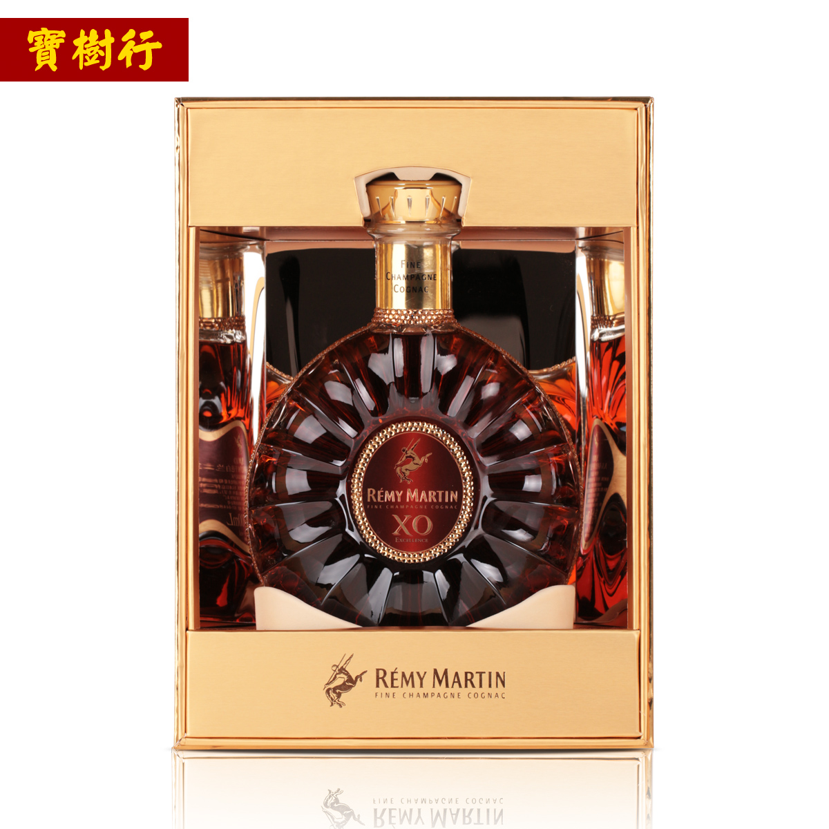 宝树行 人头马xo第二代施华洛世奇水晶限量版礼盒装 白兰地洋酒